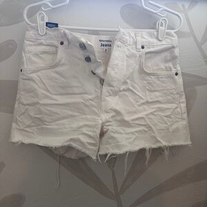 Womens Reformation Shorts White